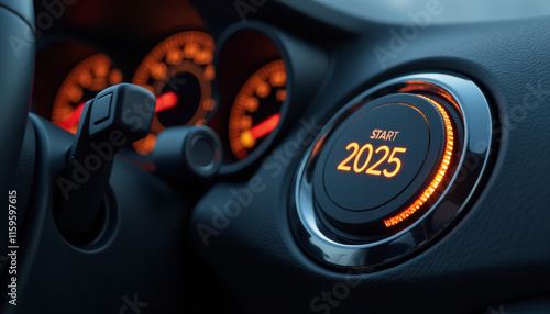 2025 Car Start Button - New Year, New Possibilities photo