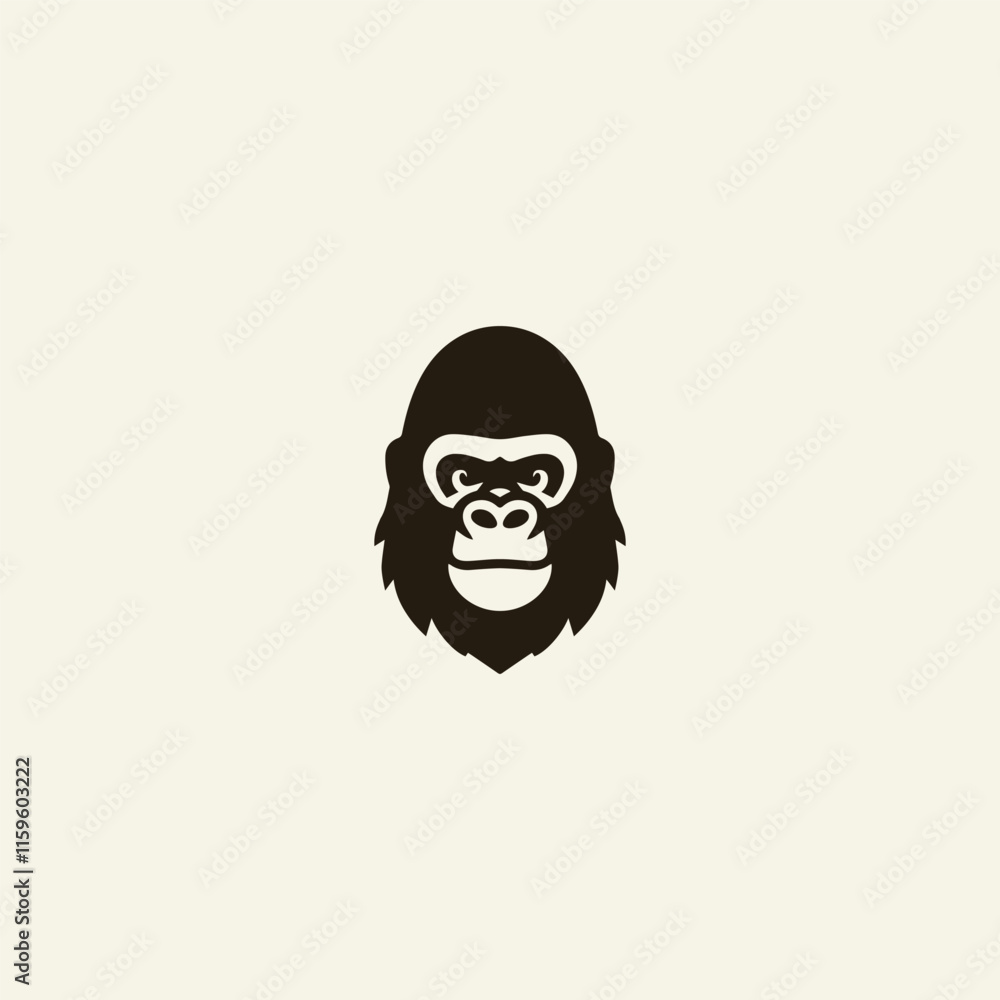 Gorilla Logo Design Vector Template. Modern Design. Flat Logo. Gorilla Icon. Gorilla Logo Design Vector Template. Modern Design. Flat Logo. Gorilla Icon.