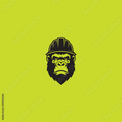 gorilla with construction hat logo