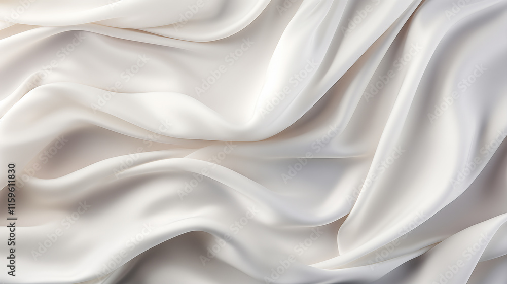 White fabric with a pattern on it White fabric with a pattern on it