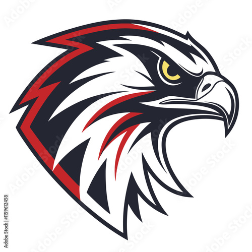 Adobe Illustrator Artwork, falcon-head-logo-esport-team-design-gaming-mascot.