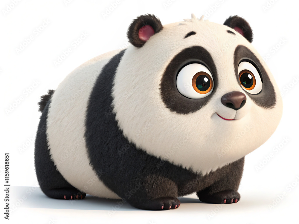 Obraz premium panda with a smile