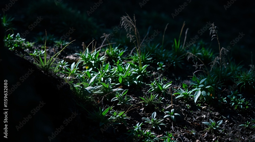 Obraz premium natural landscape forest mountains rivers