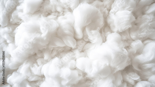 white fluffy cotton background, abstract luxury wadding cloud texture