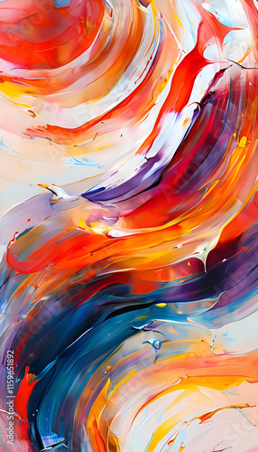Obraz na płótnie stunning digital colorful art background. digital artw w salonie