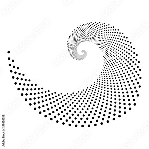 golden ration fibonacci pattern for logo icon background web graphic tattoo. vector illustration	