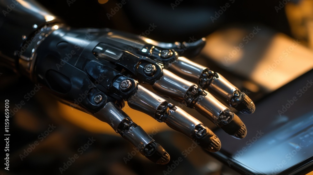 Advanced Robotic Hand, Bionic Prosthesis, Futuristic Technology, Mechanical Design, Artificial Limb, Advanced Robotic Hand, Bionic Prosthesis, Futuristic Technology, Mechanical Design, Artificial Limb,