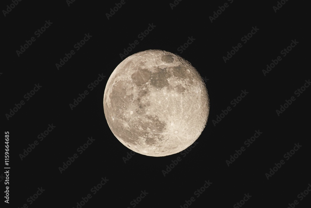 Full moon with detailed craters Full moon with detailed craters