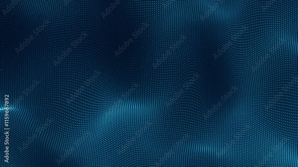 Abstract dark blue background with wavy dot patterns, digital futuristic texture, technology concepts and data visualization Abstract dark blue background with wavy dot patterns, digital futuristic texture, technology concepts and data visualization