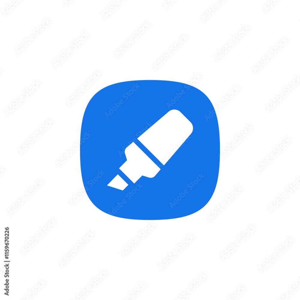highlighter marker icon sign vector highlighter marker icon sign vector