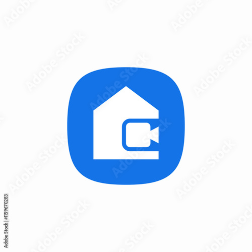 home security camera icon sign vector