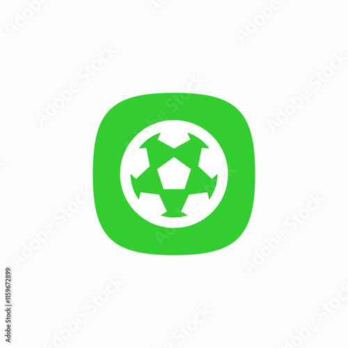 soccer sports icon sign vector