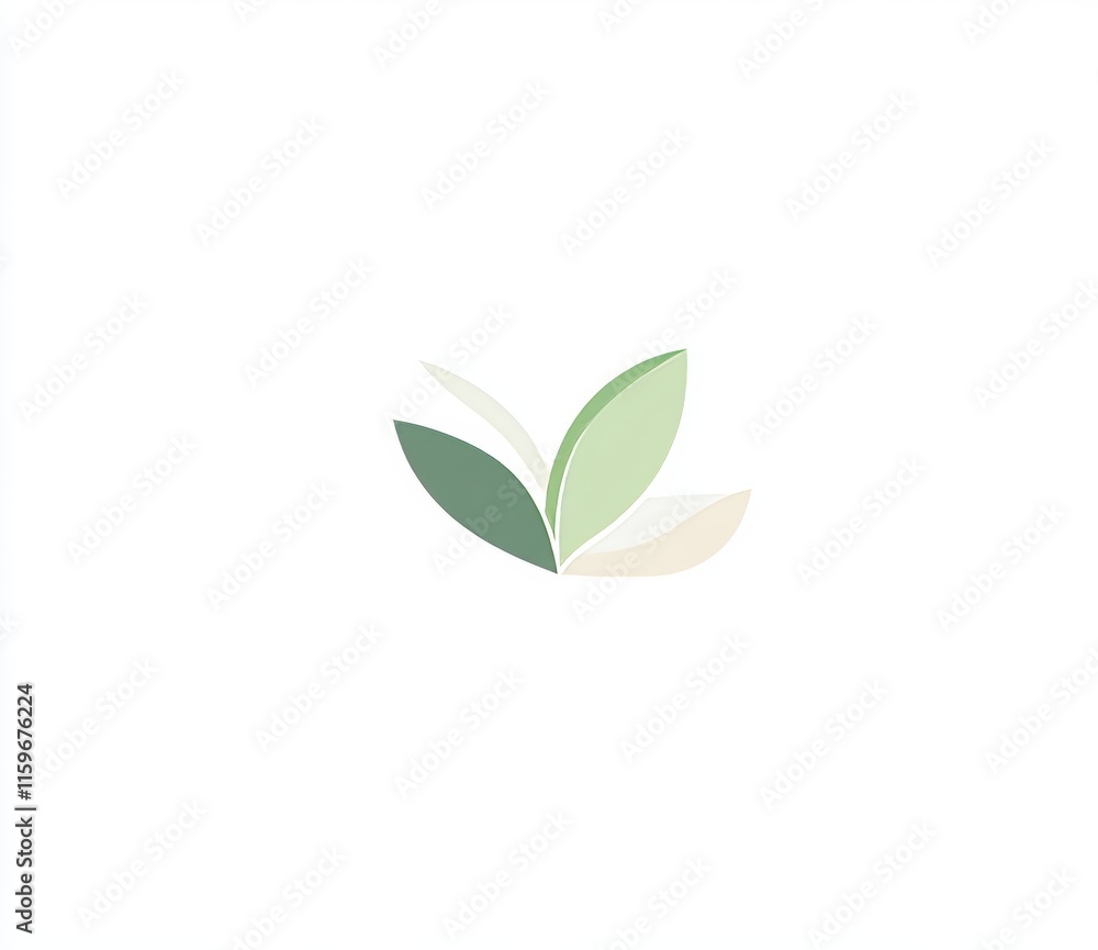 green leaves isolated on white background green leaves isolated on white background