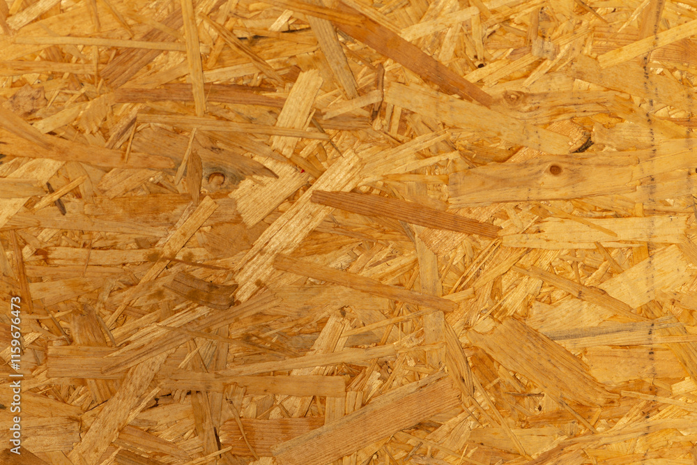 Oriented Strand Board features a unique texture that is highly suitable for various construction and design applications Oriented Strand Board features a unique texture that is highly suitable for various construction and design applications