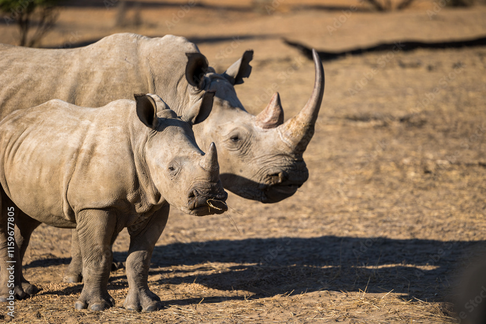 Fototapeta premium rhino in the wild