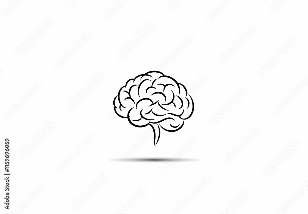 brain outline: Detailed Brain Outline Illustration, line brain design, Hand drawn
brain outline: Detailed Brain Outline Illustration, line brain design, Hand drawn