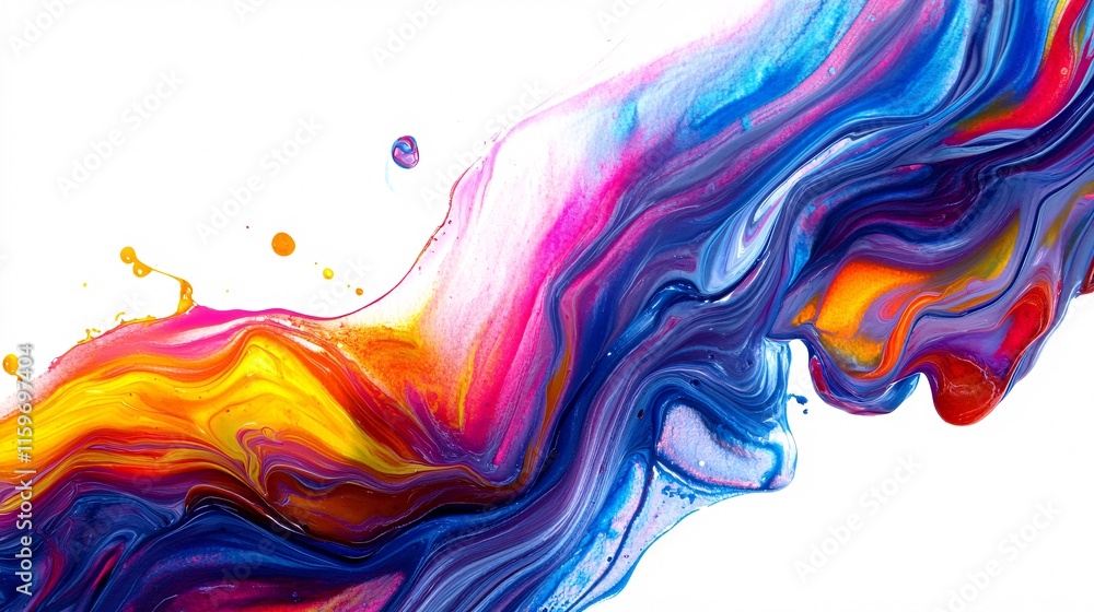 A vibrant swirl of colors, featuring blue, pink, and yellow hues blending beautifully. A vibrant swirl of colors, featuring blue, pink, and yellow hues blending beautifully.