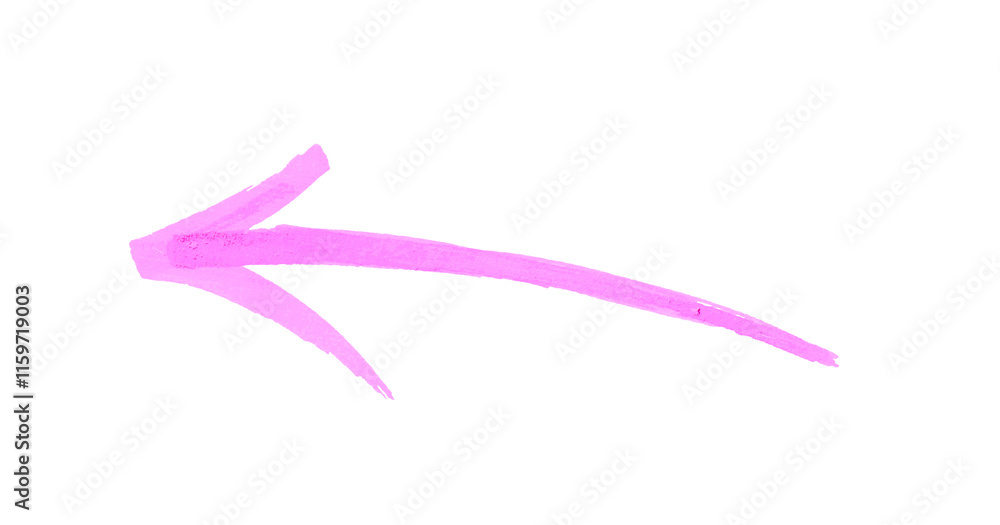 Hand drawn Arrow with a pink marker on a transparent background, arrow mark hand drawn. Arrows icon, Arrow drawn on white background
Hand drawn Arrow with a pink marker on a transparent background, arrow mark hand drawn. Arrows icon, Arrow drawn on white background