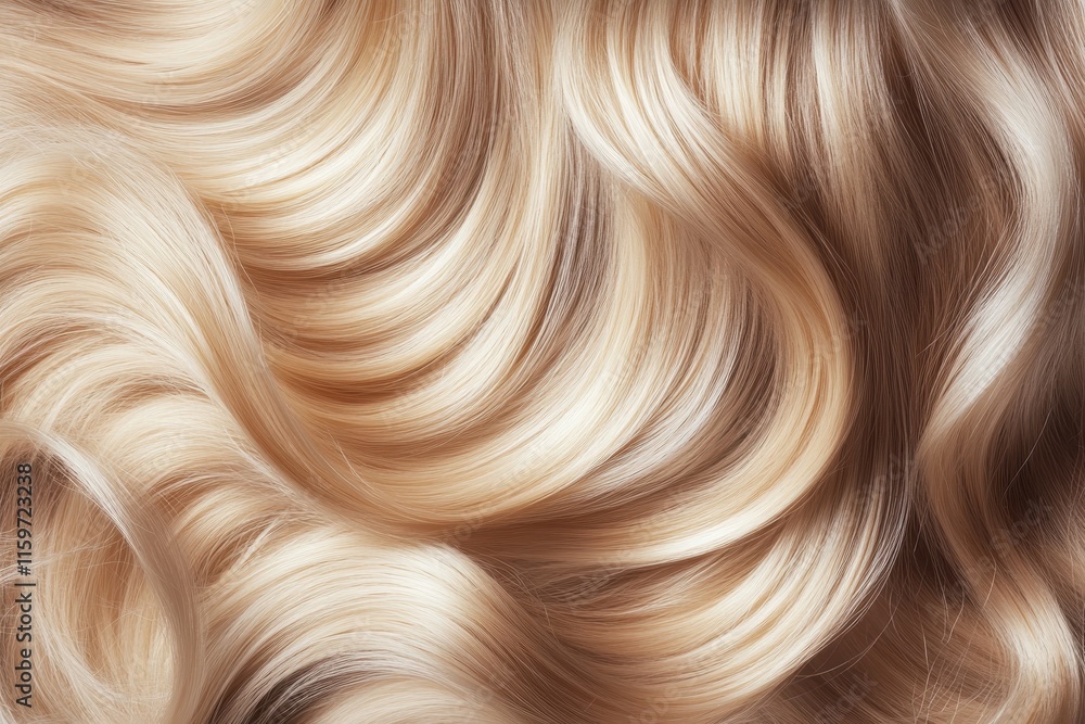 Attractive blonde model with long shiny waves and curls fashion makeup and cosmetics Attractive blonde model with long shiny waves and curls fashion makeup and cosmetics