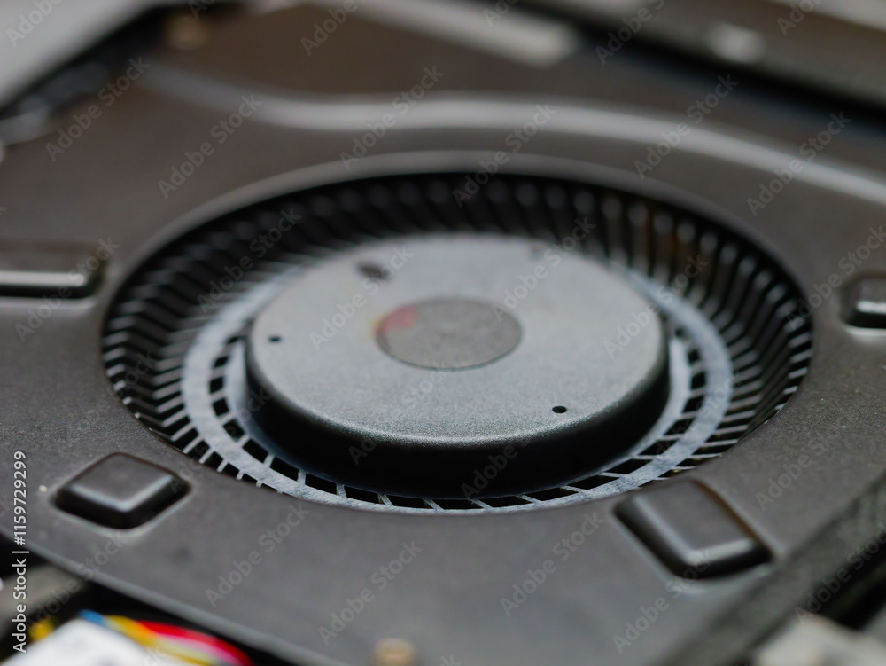 Detail for laptop fan. Fixing notebook. Repairing computer. Detail for laptop fan. Fixing notebook. Repairing computer.