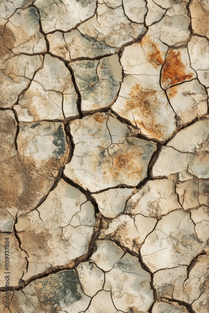 Drought conditions with cracked earth highlighting severe water scarcity and dry landscapes during a prolonged drought period