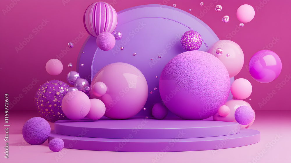 3d rendering of Purple and pink abstract geometric background. Scene for advertising, technology, showcase, banner, game, sport, cosmetic, business, metaverse. Sci-Fi Illustration. Product display
3d rendering of Purple and pink abstract geometric background. Scene for advertising, technology, showcase, banner, game, sport, cosmetic, business, metaverse. Sci-Fi Illustration. Product display