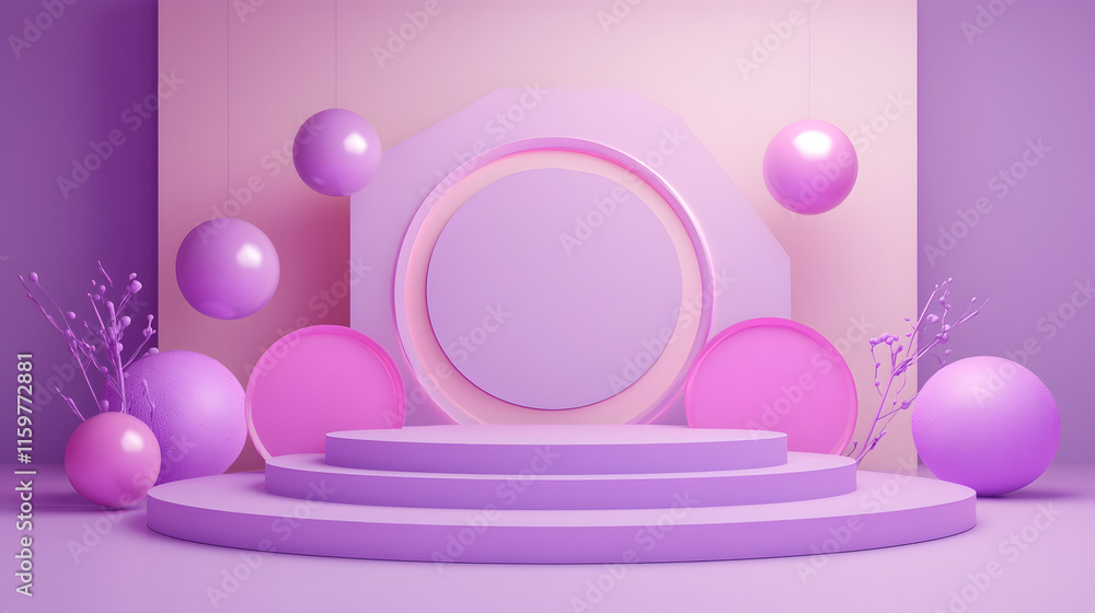 3d rendering of Purple and pink abstract geometric background. Scene for advertising, technology, showcase, banner, game, sport, cosmetic, business, metaverse. Sci-Fi Illustration. Product display
3d rendering of Purple and pink abstract geometric background. Scene for advertising, technology, showcase, banner, game, sport, cosmetic, business, metaverse. Sci-Fi Illustration. Product display