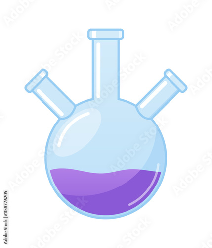 Three necked round bottom flask