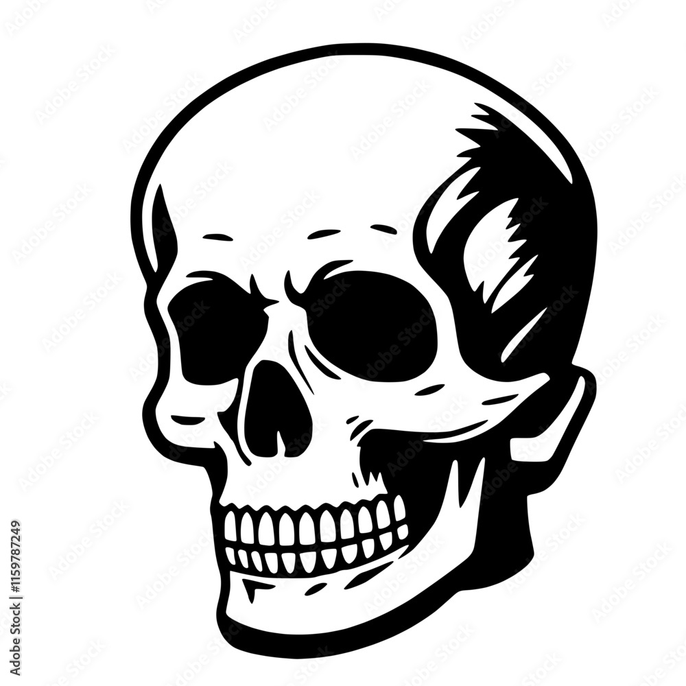 Abstract Skull Vector Art Abstract Skull Vector Art