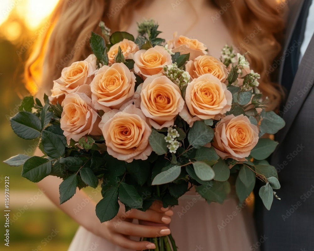 Capture the magic of love with this Golden hour couple photo with a bouquet of roses, perfect for creating a nostalgic Valentines Day memory The warm light highlights the soft petals and gentle Capture the magic of love with this Golden hour couple photo with a bouquet of roses, perfect for creating a nostalgic Valentines Day memory The warm light highlights the soft petals and gentle