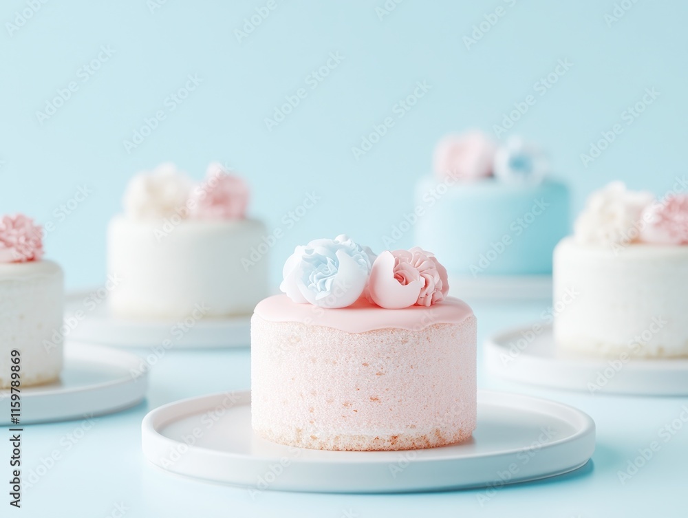 Discover delectable heart-shaped cakes in a soft pastel palette, adorned with delicate floral toppings These elegant cakes, in shades of pink, blue, and white, are perfect for celebrations See our Discover delectable heart-shaped cakes in a soft pastel palette, adorned with delicate floral toppings These elegant cakes, in shades of pink, blue, and white, are perfect for celebrations See our