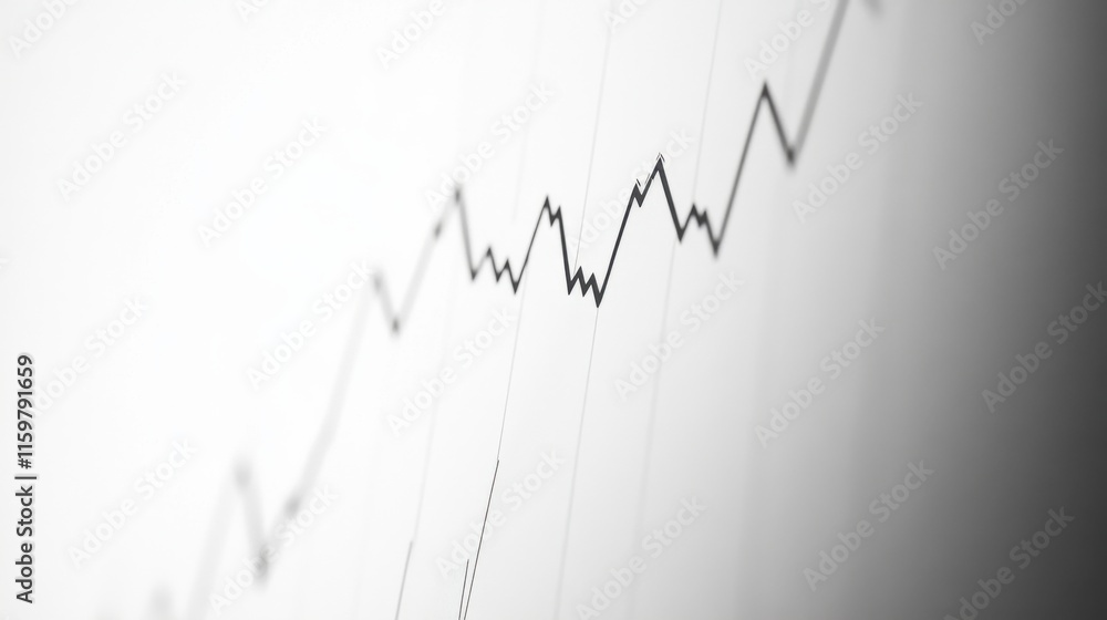 Naklejka premium GDP growth during crises. Featuring line graphs of GDP performance during economic downturns