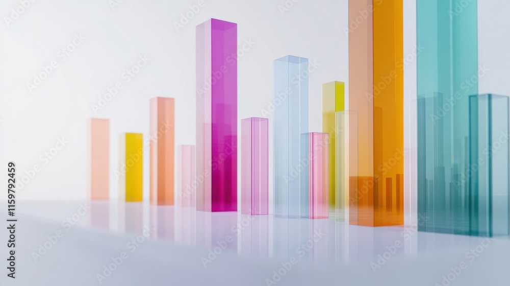 GDP growth visualization. Featuring a multi-layered bar chart on a minimalist white background GDP growth visualization. Featuring a multi-layered bar chart on a minimalist white background