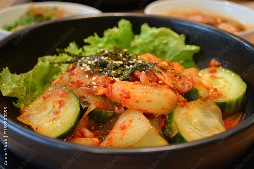 Cucumber pickled in spicy sauce Cucumber pickled in spicy sauce