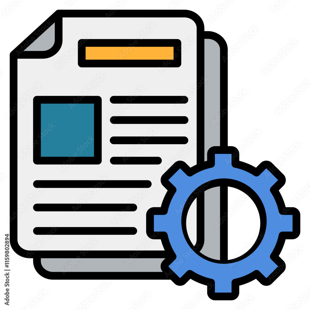 Content Management Icon Element For Design Content Management Icon Element For Design