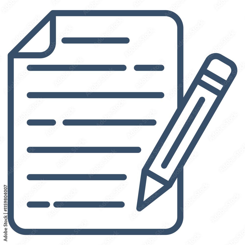 Writing Article Icon Element For Design Writing Article Icon Element For Design