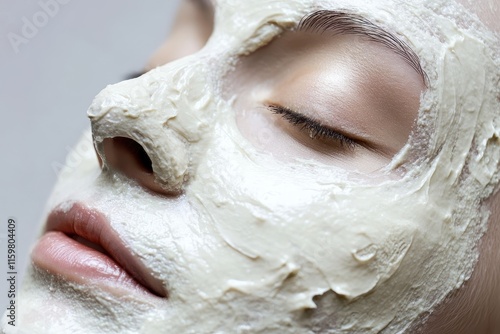 facial mask for light skin care photo