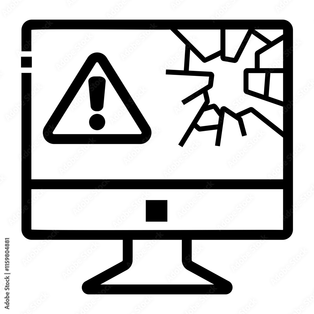computer Line Icon computer Line Icon