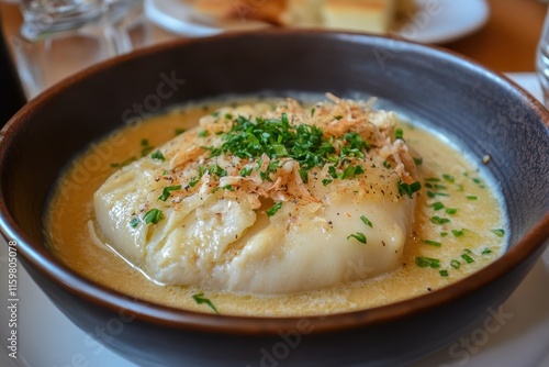 Flaczki Polish style tripe soup photo