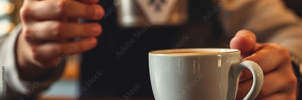 Steaming Irish coffee with whiskey and whipped cream in a cozy setting, warm, beverage Steaming Irish coffee with whiskey and whipped cream in a cozy setting, warm, beverage