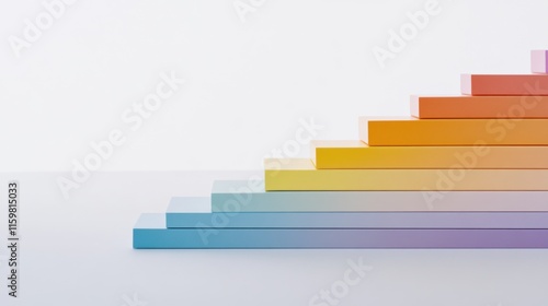 Stacked bar chart of GDP contributions by region. Featuring color-coded segments