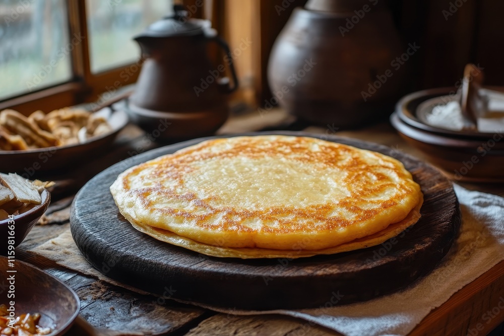 Hotteok a traditional Korean sweet pancake Hotteok a traditional Korean sweet pancake