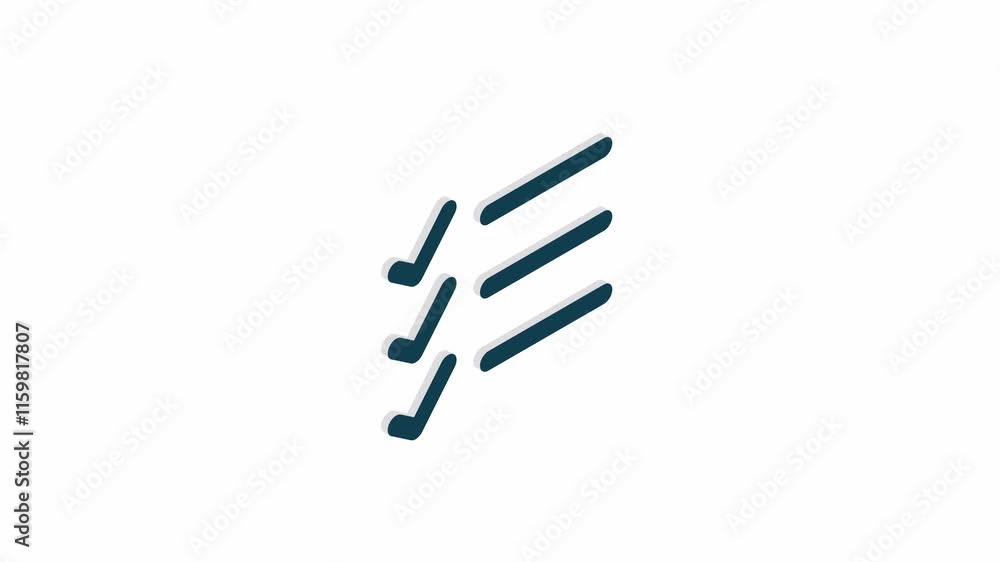 Productivity Project Planning Task Management Checklist Icon. 4k video animation Productivity Project Planning Task Management Checklist Icon. 4k video animation