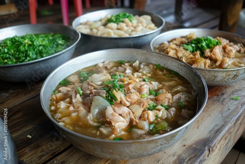 Pig stomach soup photo