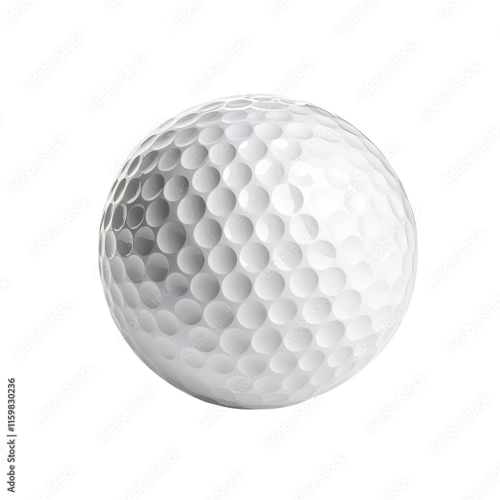 Textured White Golf Ball with Uniform Dimples Textured White Golf Ball with Uniform Dimples