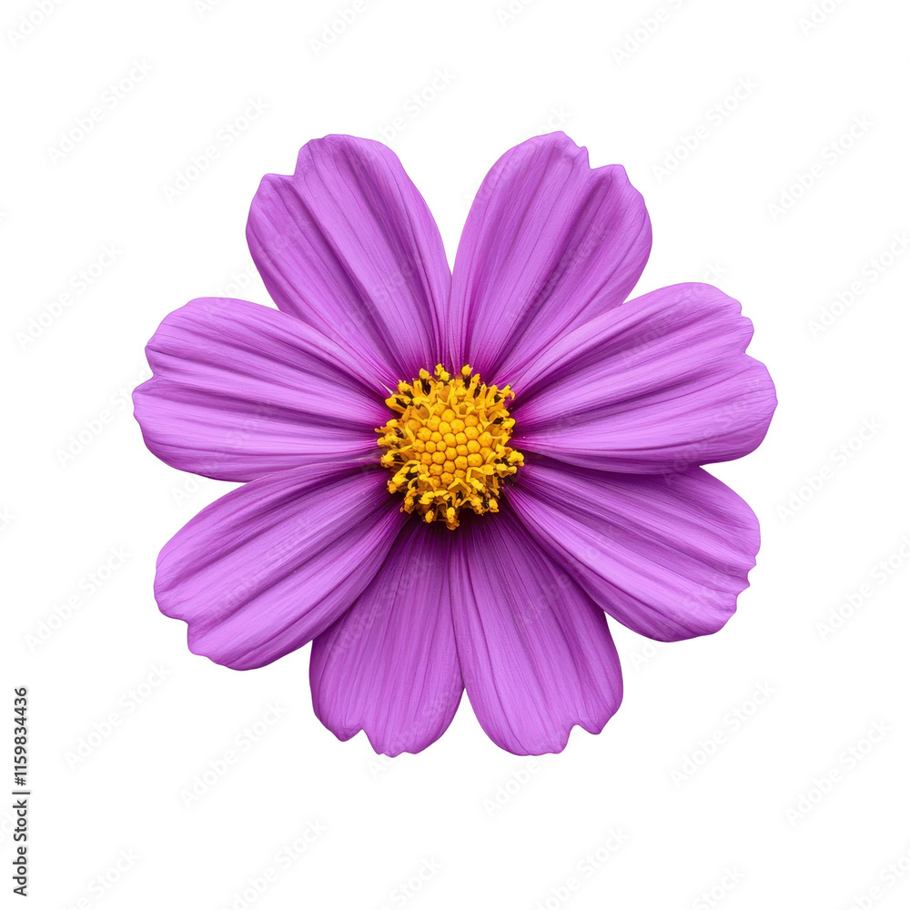 Delicate Purple Flower with Yellow Center Delicate Purple Flower with Yellow Center