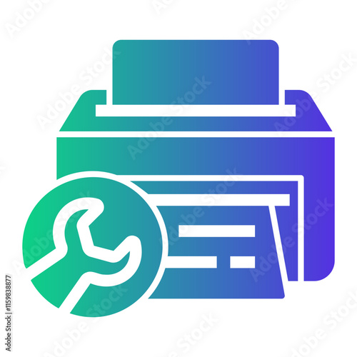 printer Gradient icon