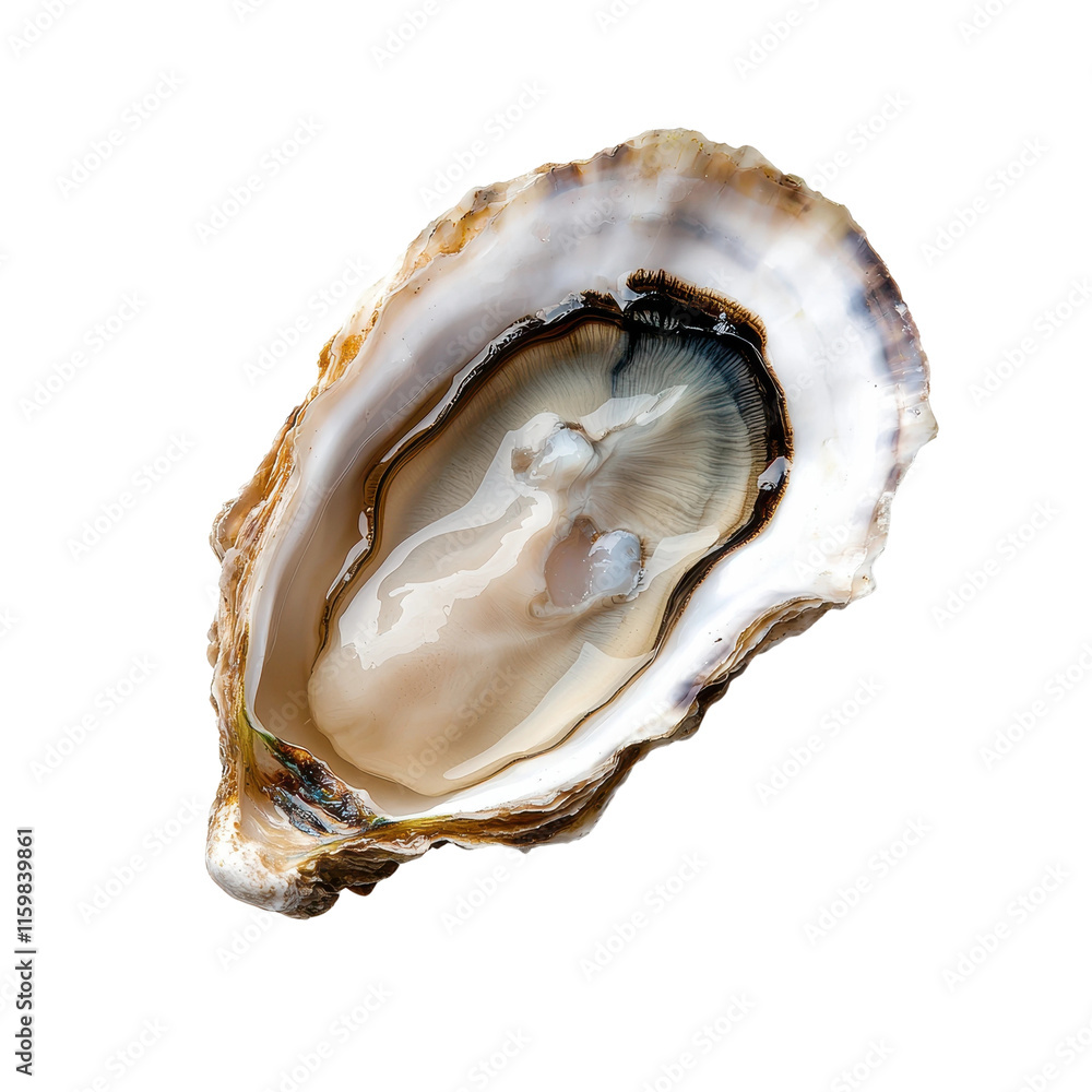 Fresh Oyster with Smooth Creamy Texture Inside Fresh Oyster with Smooth Creamy Texture Inside