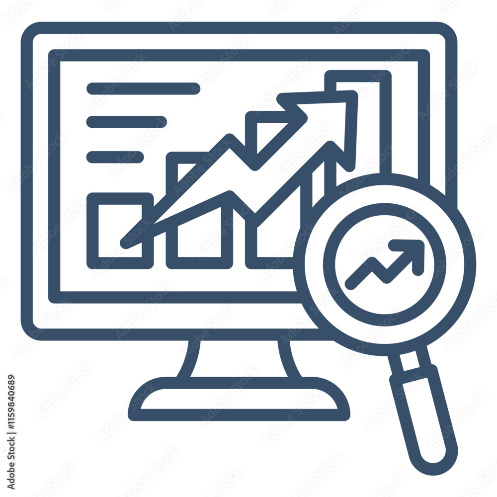 Data Visualization Icon Element For Design Data Visualization Icon Element For Design