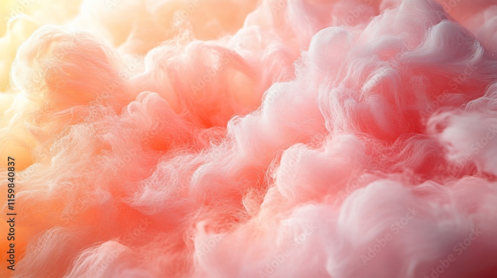 Pink Cotton Candy Clouds Soft Texture Background Pink Cotton Candy Clouds Soft Texture Background